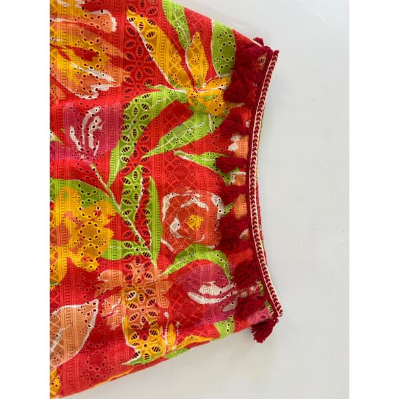 NWT Verb Pallavi Singhee Floral Tassle Mini Skirt Womens XS Boho Chic Fairy - Picture 6 of 16